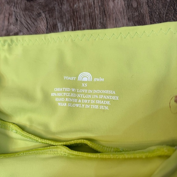 NEW Free People x Toast Swim Signature Banded Waist Bikini Bottom Daiquiri XS - Picture 3 of 7
